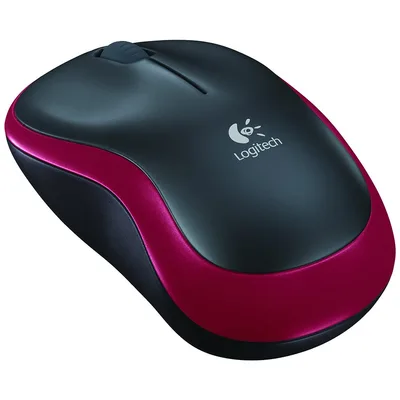 MOUSE USB OPTICAL WRL M185/RED 910-002237 LOGITECH