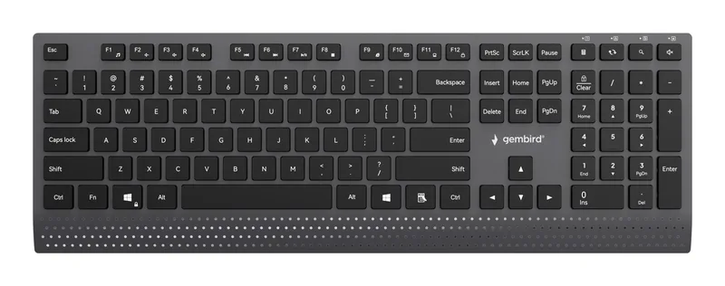 KEYBOARD MULTIMEDIA USB ENG/BLACK KB-MCH-06 GEMBIRD
