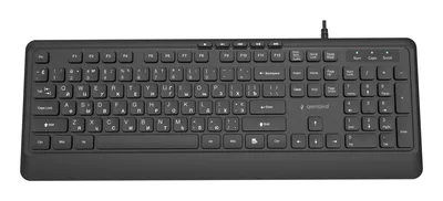 KEYBOARD MULTIMEDIA USB CYRILL/BLACK KB-MCH-05-CYRL GEMBIRD