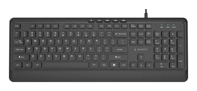 KEYBOARD MULTIMEDIA USB ENG/BLACK KB-MCH-05 GEMBIRD