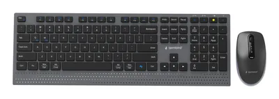 KEYBOARD +MOUSE WRL ENG/BK KBS-WPS-02 GEMBIRD