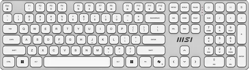 KEYBOARD +MOUSE/FORGE K210 W COMBO WHITE MSI