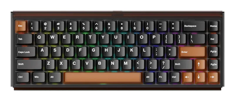 KEYBOARD WRL RAY68-HE/BROWN 103-RA68A-000 AKKO