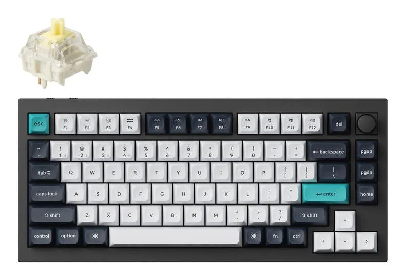 KEYBOARD WRL Q1 MAX RGB/CARBON BLACK Q1M-M4 KEYCHRON