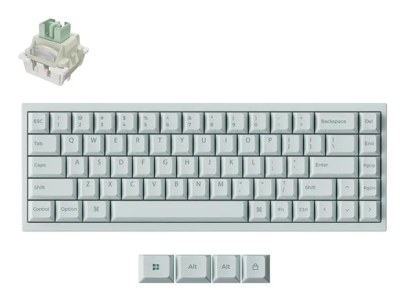 KEYBOARD USB-C Q16 HE 8K/LIGHT GREEN Q16HW-L1 KEYCHRON