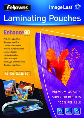 LAMINATOR POUCH IMAGELAST/A3 80 100PCS 5306207 FELLOWES