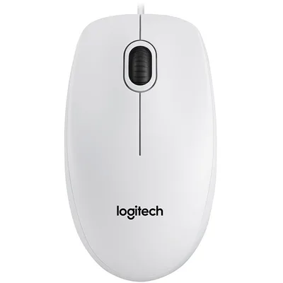 MOUSE USB OPTICAL B100/WHITE OEM 910-003360 LOGITECH