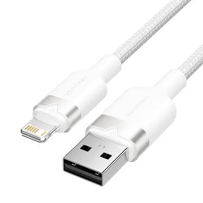 CABLE USB2.0 TO LIGHTNING/1M WHITE LANWF VENTION