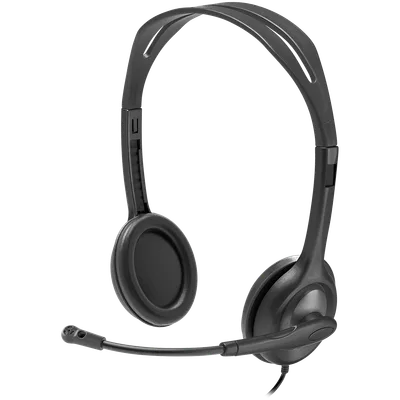 HEADSET STEREO H111/GREY 981-000593 LOGITECH