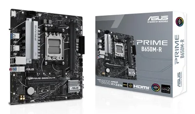 Mainboard|ASUS|AMD B650|SAM5|Micro-ATX|Memory DDR5|Memory slots 2|1xPCI-Express 4.0 1x|2xPCI-Express 4.0 16x|2xM.2|1xHDMI|4xUSB 2.0|2xUSB 3.2|1xRJ45|3xAudio port|PRIMEB650M-R