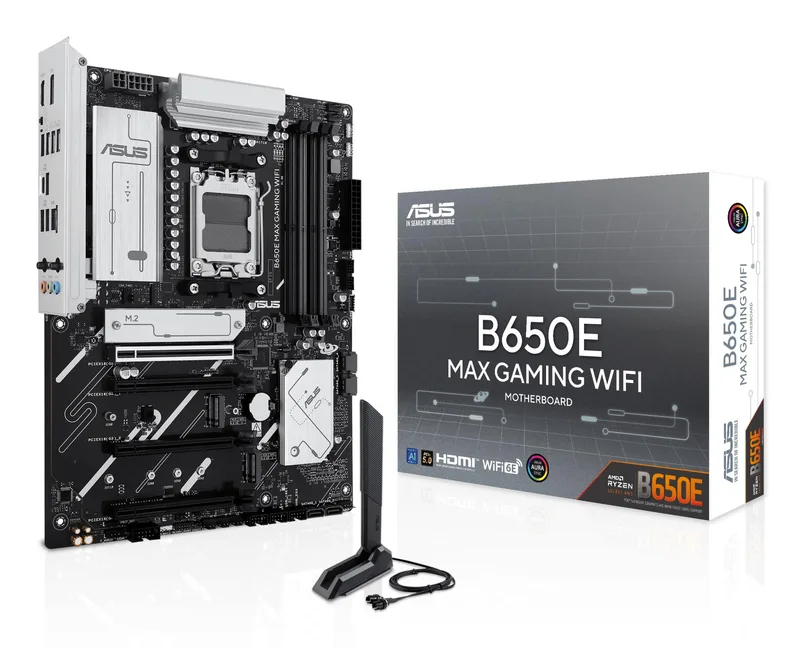 Mainboard|ASUS|AMD B650|SAM5|ATX|Memory DDR5|Memory slots 4|2xPCI-Express 3.0 16x|1xPCI-Express 4.0 16x|1xPCI-Express 5.0 16x|3xM.2|1xHDMI|1xDisplayPort|2xUSB 2.0|5xUSB 3.2|1xUSB-C|1xRJ45|3xAudio port|B650EMAXGAMINGWIFI