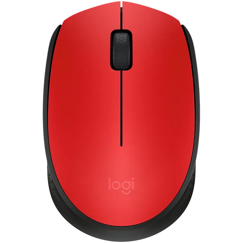 MOUSE USB OPTICAL WRL M171/RED 910-004641 LOGITECH