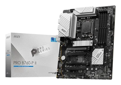 Mainboard|MSI|Intel B760 Express|LGA1700|Memory DDR5|Memory slots 4|5xPCI-Express 5.0 16x|2xM.2|1xHDMI|1xDisplayPort|2xUSB 2.0|2xUSB 3.2|1xUSB-C|1xOptical S/PDIF|1xRJ45|5xAudio port|PROB760-PII