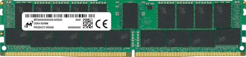 Server Memory Module|MICRON|DDR4|16GB|RDIMM/ECC|3200 MHz|1.2 V|Chip Organization 2048Mx72|MTA18ASF2G72PDZ-3G2R