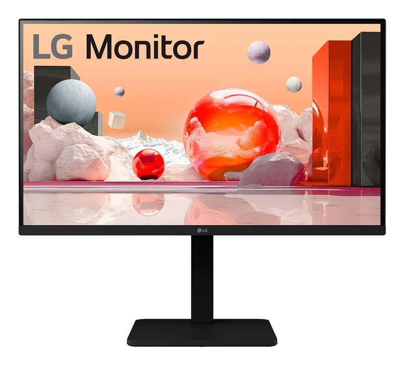 LCD Monitor|LG|27"|Panel IPS|1920x1080|16:9|100Hz|Matte|Speakers|Swivel|Pivot|Height adjustable|Tilt|Colour Black|27BA550-B