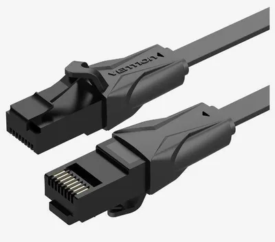 PATCH CABLE CAT.6 UTP/5M BLACK IBABJ VENTION