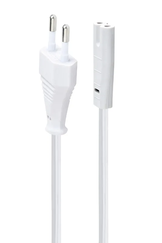 CABLE POWER EU 1.8M/WHITE PC-184/2-W GEMBIRD