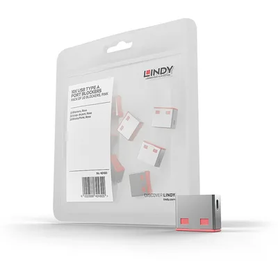 USB PORT BLOCKER 10PACK/GREEN 40461 LINDY