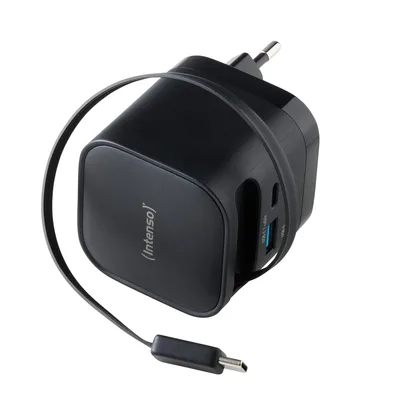 POWER ADAPTER 1XUSB-A/1XUSB-C/BLACK 7806520 INTENSO