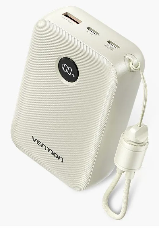 POWER BANK USB 20000MAH 22.5W/BEIGE FKBN0-C VENTION
