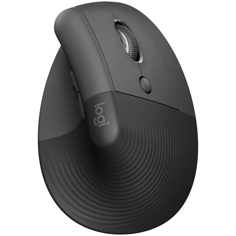 MOUSE USB WRL LIFT RIGHT/GRAPHITE 910-006473 LOGITECH