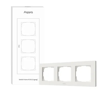 SMART SWITCH FRAME H2 (3-GANG)/WHITE FE-X02D-W AQARA