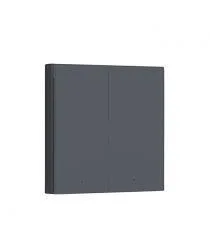 SMART HOME WIRED SWITCH DOUBLE/GREY WS-EUK02-G AQARA