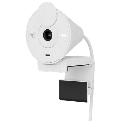 LOGITECH Brio 300 Full HD webcam - OFF-WHITE - USB-C
