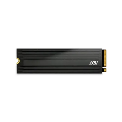 SSD|AGI|750xTBW rating|MTBF 2000000 h|Read speed 7400 MB/s|Write speed 5200 MB/s|NVMe Yes|PCI Express 4.0|M.2|1000 GB|AGI1T0G44AI828-CB