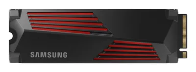 SSD|SAMSUNG|990 PRO with Heatsink|1TB|M.2|PCIE|NVMe|MLC|Write speed 6900 MBytes/sec|Read speed 7450 MBytes/sec|2.3mm|TBW 600 TB|MTBF 1500000 hours|MZ-V9P1T0CW