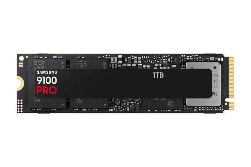 SSD|SAMSUNG|9100 PRO|1TB|M.2|PCIe Gen5|NVMe|TLC|Write speed 13300 MBytes/sec|Read speed 14700 MBytes/sec|2.38mm|TBW 600 TB|MZ-VAP1T0BW