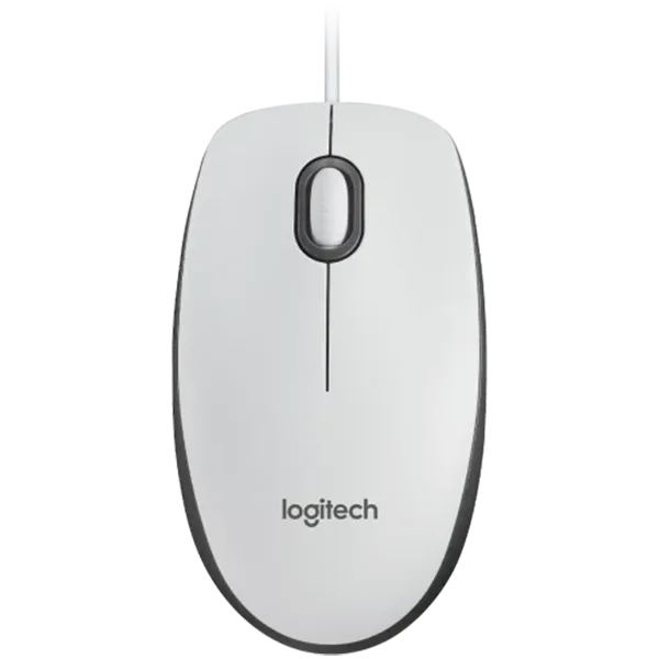 MOUSE USB OPTICAL M100/WHITE 910-006764 LOGITECH