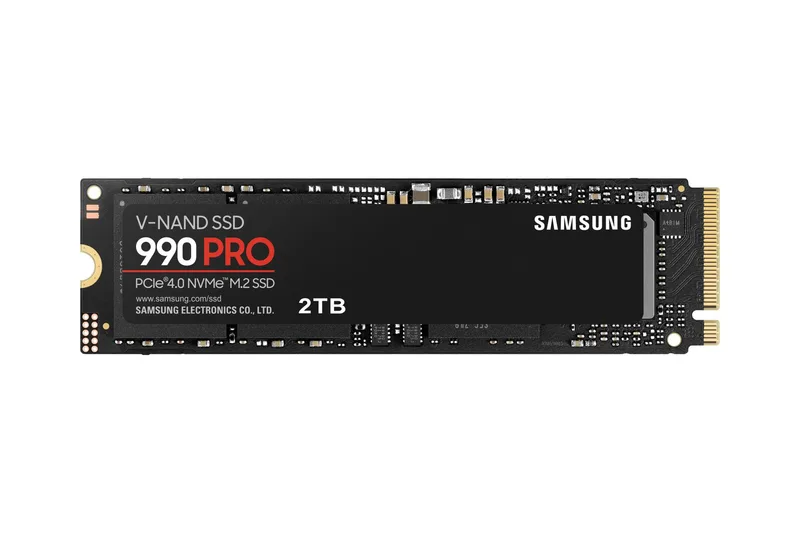 SSD|SAMSUNG|990 PRO|2TB|M.2|PCIE|NVMe|MLC|Write speed 6900 MBytes/sec|Read speed 7450 MBytes/sec|2.3mm|TBW 1200 TB|MTBF 1500000 hours|MZ-V9P2T0BW