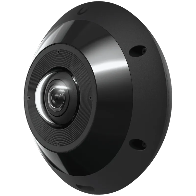 UBIQUITI UVC-G6-Pro-360-B All-weather, vandal-resistant 12MP PoE camera with panoramic 360 coverage, digital pan-tilt-zoom functionality, and smart IR functionality