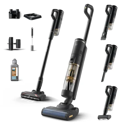 Vacuum Cleaner|PHILIPS|XW7264/11|Dry&wet|3-in-1 stick vacuum|Black|Bagless|Battery| 4.5 kg|XW7264/11