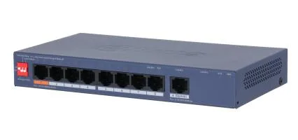 Switch|DAHUA|CS4009-8ET1GT-60|Switch type Managed|Switch layer L2|9xRJ-45 ports|RJ-45 Ports Type Gigabit Ethernet (10/100/1000)|8xFast Ethernet (copper) ports quantity|1xGigabit Ethernet (copper) ports quantity|Power over Ethernet (PoE) Yes|CS4009-8ET1GT-60