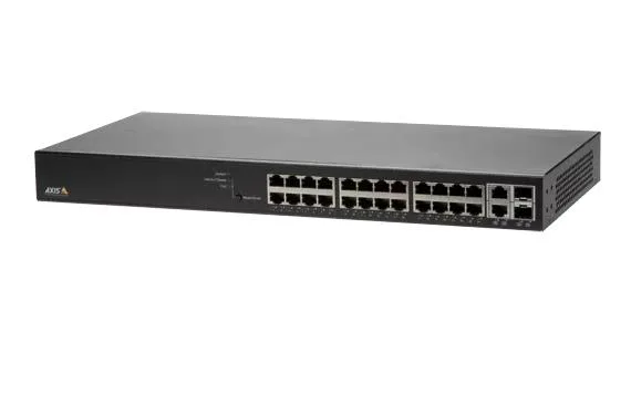 Switch|AXIS|Rack 1U|24x10Base-T / 100Base-TX / 1000Base-T|2x10/100/1000BASE-T/SFP combo|2xSFP|24xRJ45|PoE ports 24|01192-002
