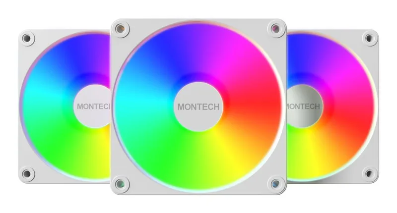 CASE FAN 120MM GF120 V2/ARGB PWM 3I1(W) MONTECH