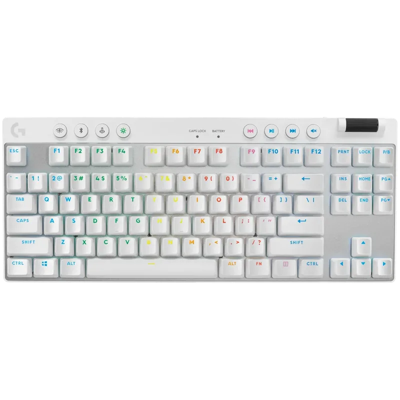KEYBOARD WRL PRO X TKL/WHITE 920-012148 LOGITECH