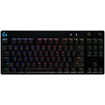 LOGITECH G PRO X TKL LIGHTSPEED Mechanical Gaming Keyboard - BLACK - US INT'L - TACTILE