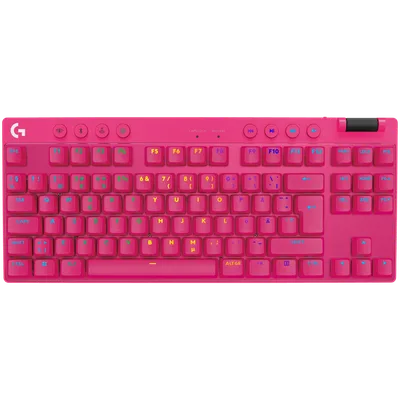 KEYBOARD WRL PRO X TKL/PINK 920-012159 LOGITECH