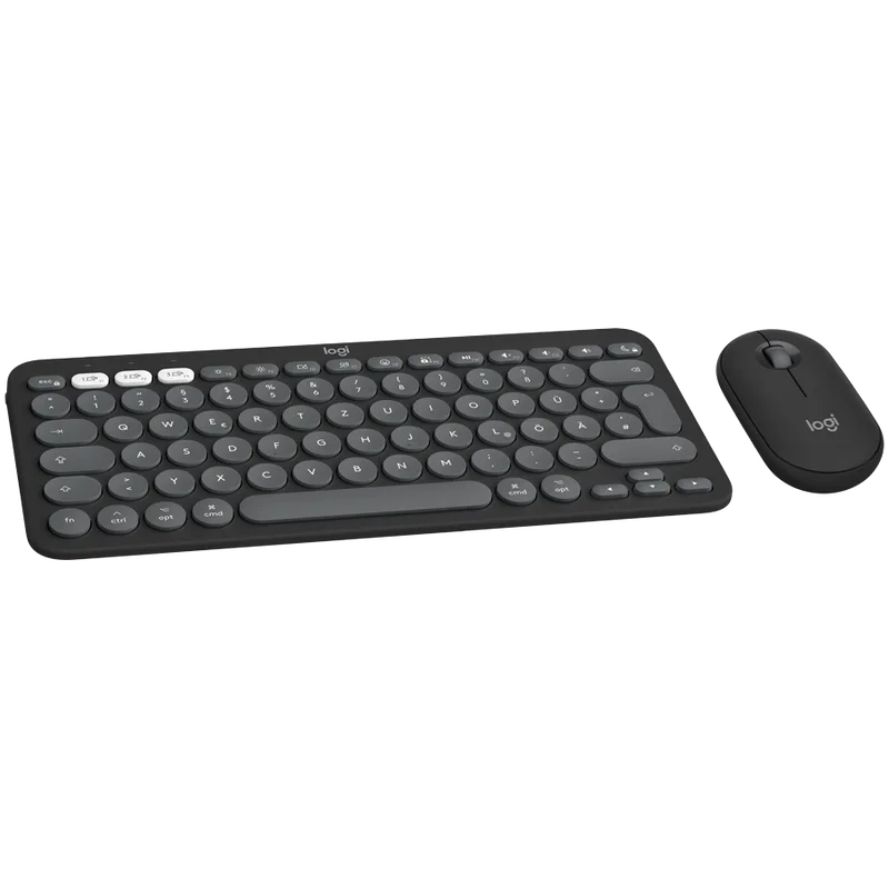 LOGITECH Pebble 2 for MAC Bluetooth Keyboard Combo - TONAL GRAPHITE - US INT'L