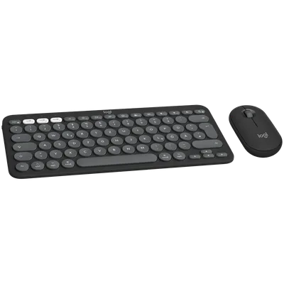 LOGITECH Pebble 2 for MAC Bluetooth Keyboard Combo - TONAL GRAPHITE - US INT'L