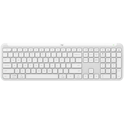 LOGITECH SIGNATURE SLIM WIRELESS KEYBOARD K950 - OFF WHITE - US INT'L - 2.4GHZ/BT - INTNL-973