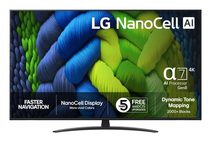 TV Set|LG|65 "|4K Ultra HD|3840 x 2160 pixels|Flat|16:9|LED|65NANO82A6B