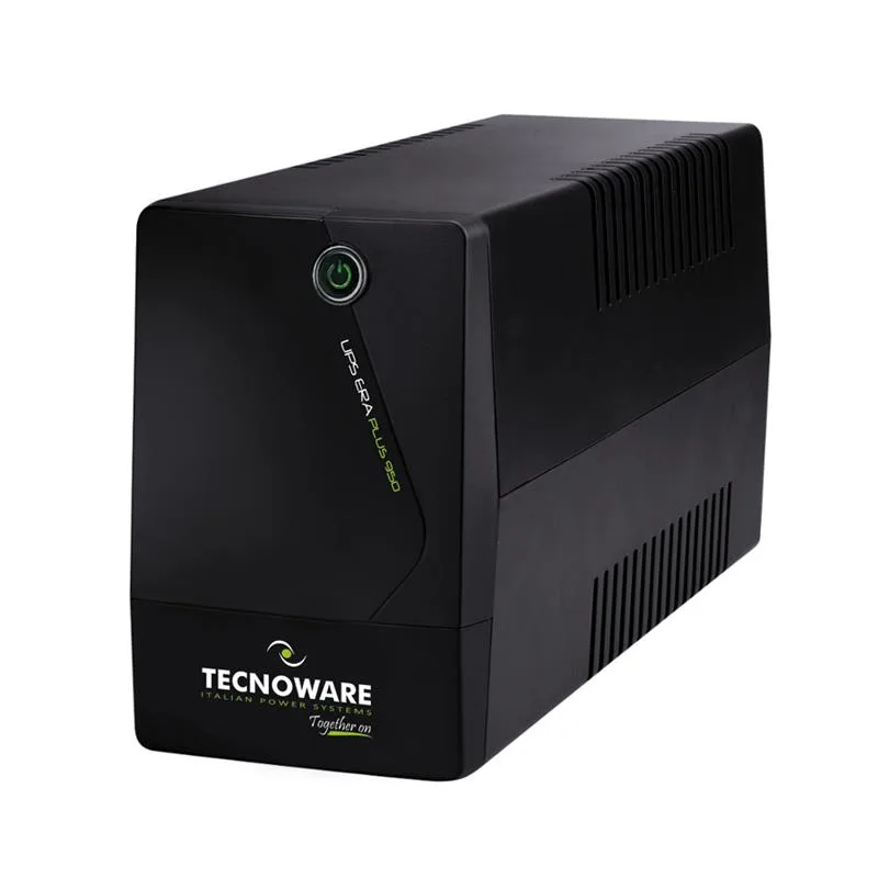 UPS|TECNOWARE|665 W|0.95 kVA|Waveform Pseudo sine|Line-Interactive|Input phases 1|Form factor Compact|Black|FGCERAPL952SCH