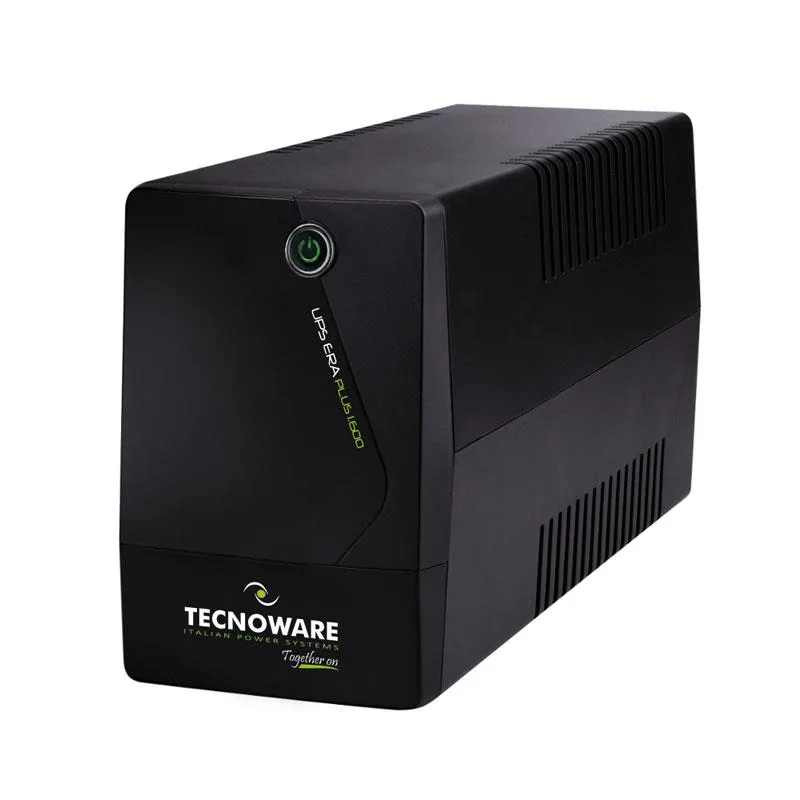 UPS|TECNOWARE|1120 W|1.6 kVA|Waveform Sine|Line-Interactive|Input phases 1|Form factor Compact|Black|FGCERAPL1602SCH