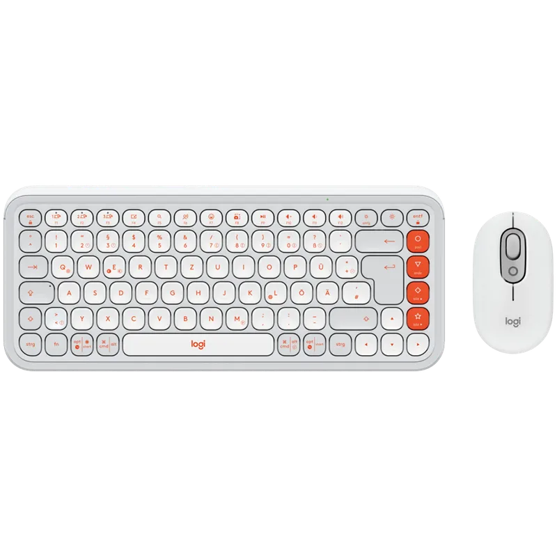 LOGITECH POP ICON COMBO - OFF WHITE - US INT'L - BT  - INTNL-973