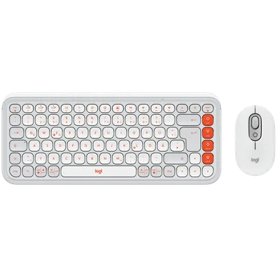 LOGITECH POP ICON COMBO - OFF WHITE - US INT'L - BT  - INTNL-973