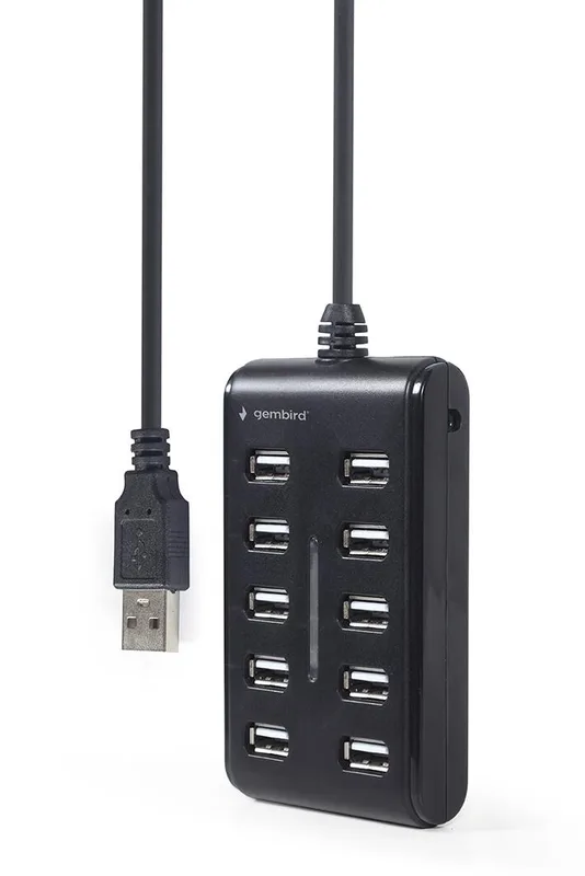 I/O HUB USB2 10PORT/UHB-U2P10P-01 GEMBIRD